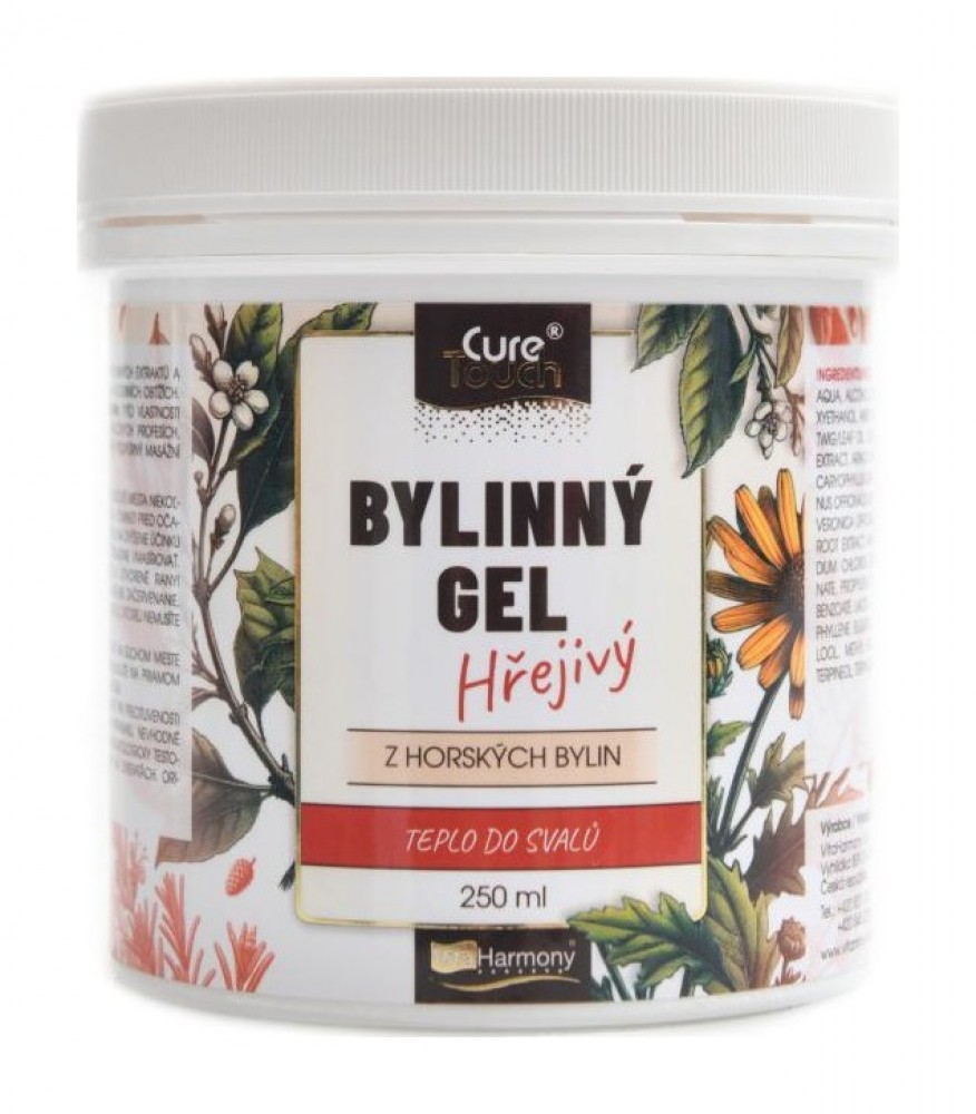 Cure Touch bylinný gel hřejivý 250 ml