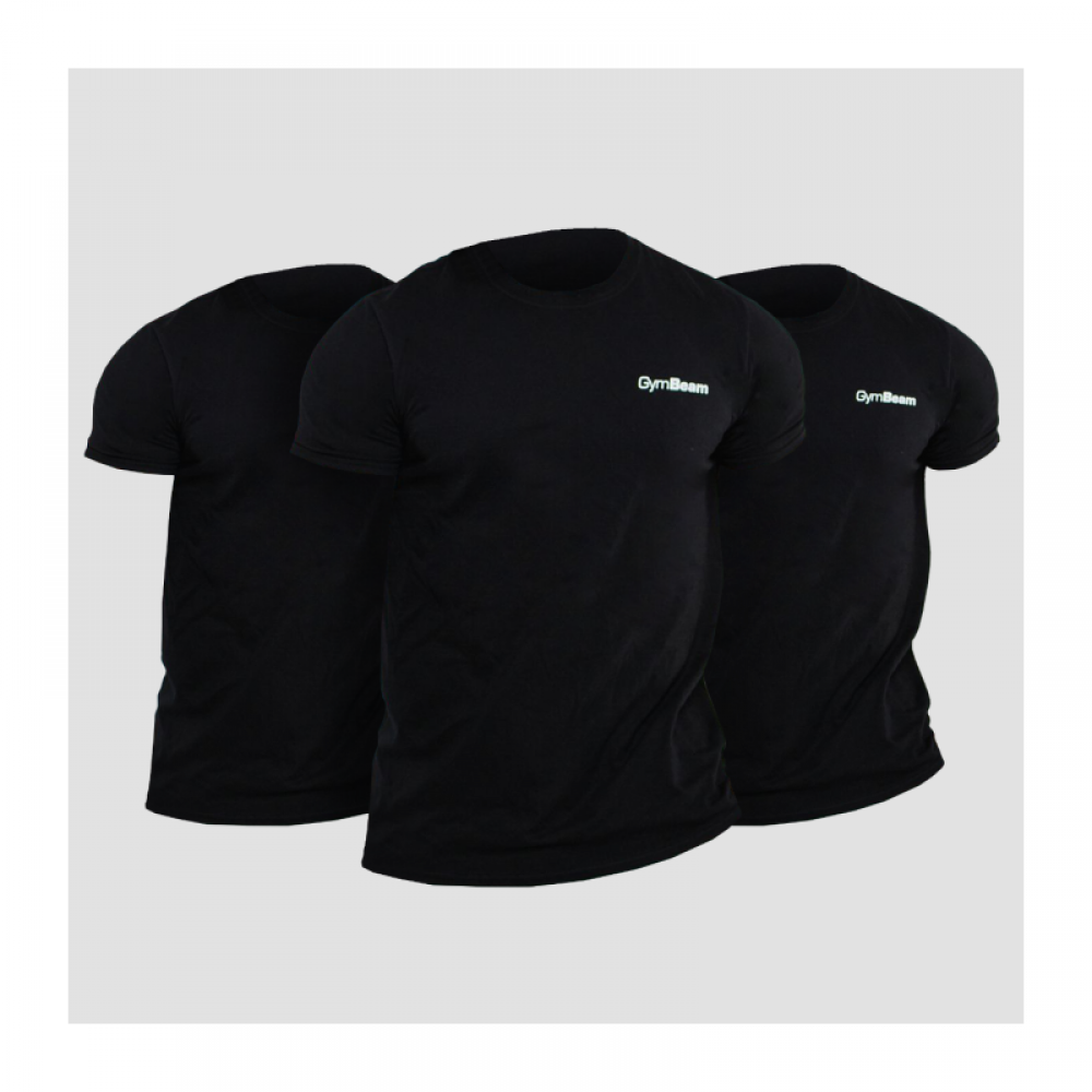 Tričko Basic 3Pack Black 