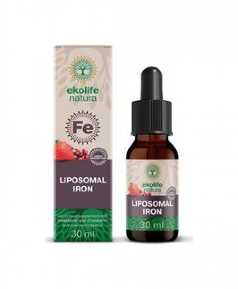 Liposomal Iron 30ml jahoda brusinka