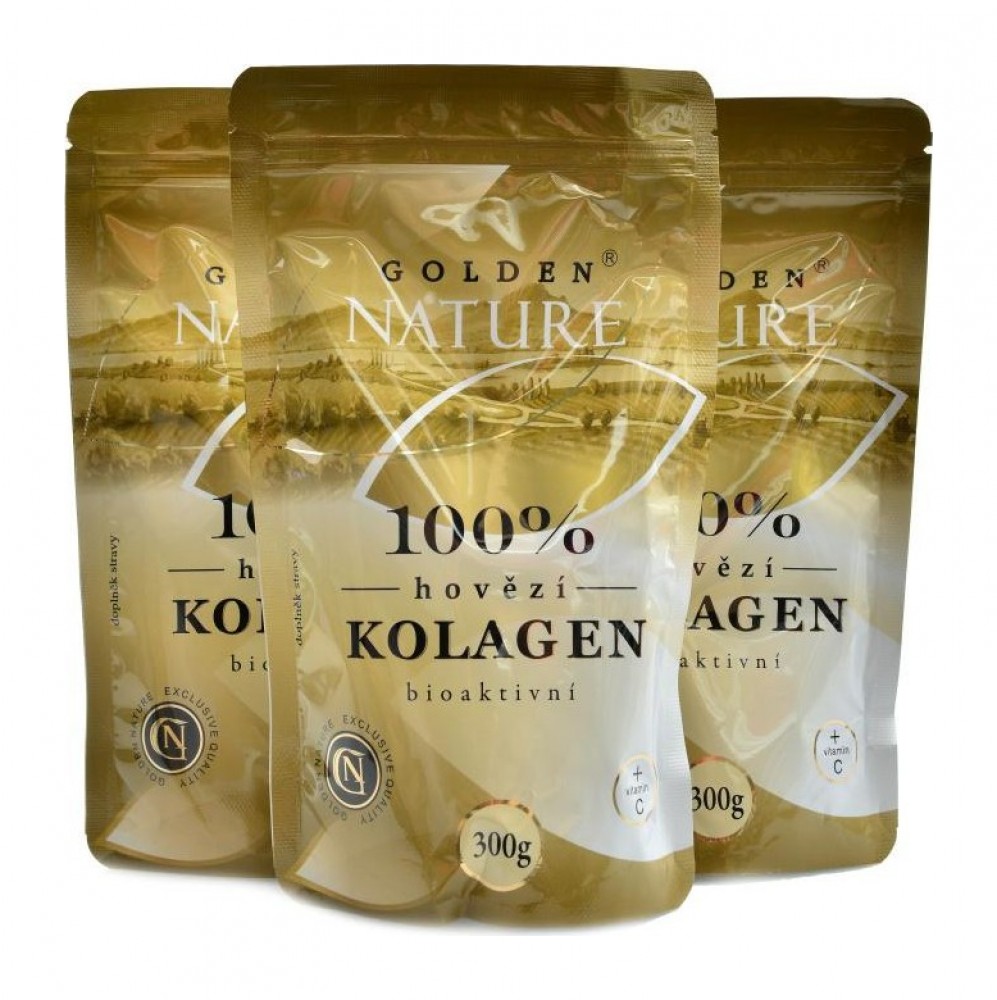 Hovězí kolagen bioaktivní kolagenní peptidy 3 x 300 g