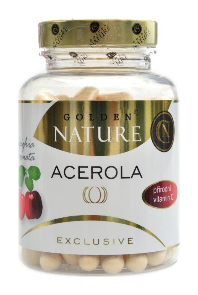 Exclusive Acerola přírodní vitamín C 100 kapslí