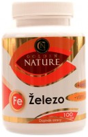 Železo + vit. C + kyselina listová 100 kapslí 