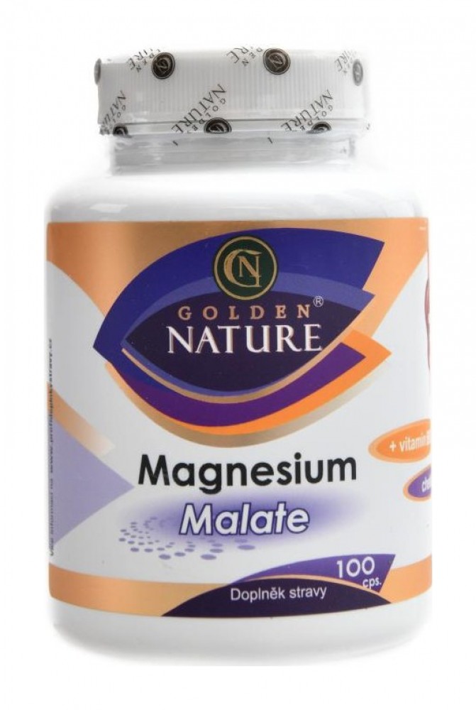 Hořčík magnesium malate 100 kapslí