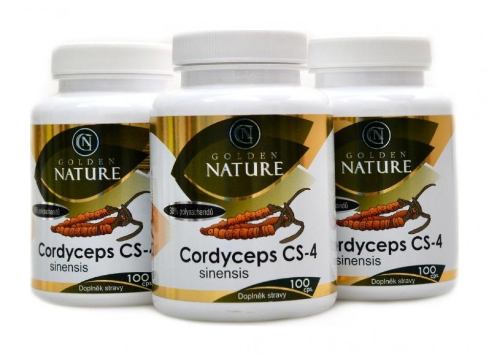 Cordyceps 30% polysacharidů 300 kapslí