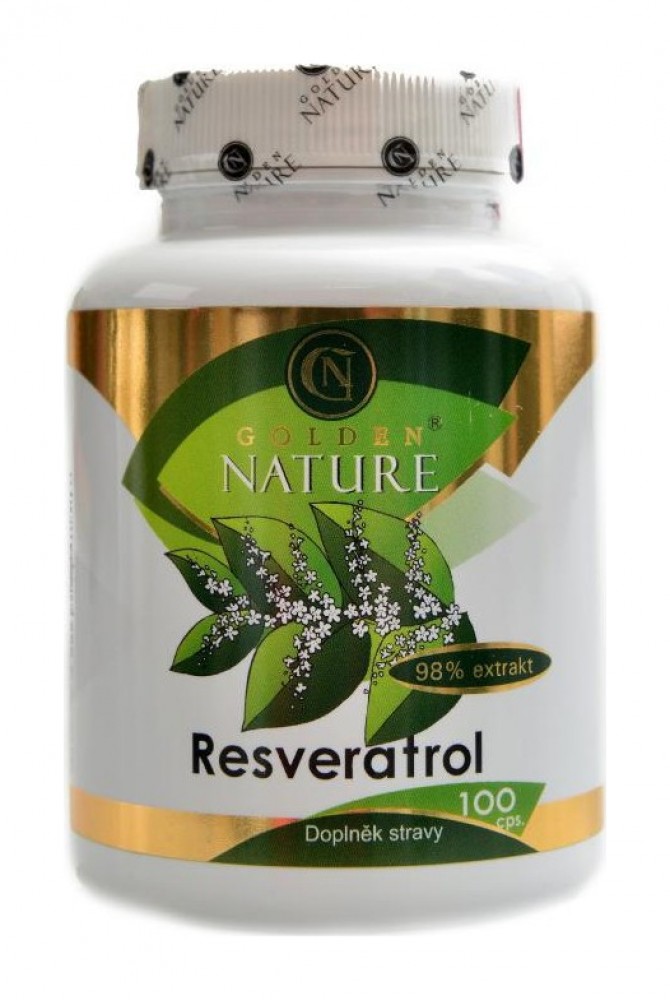 Resveratrol 98% extrakt 100 kapslí