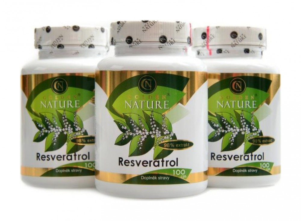 Resveratrol 98% extrakt 300 kapslí