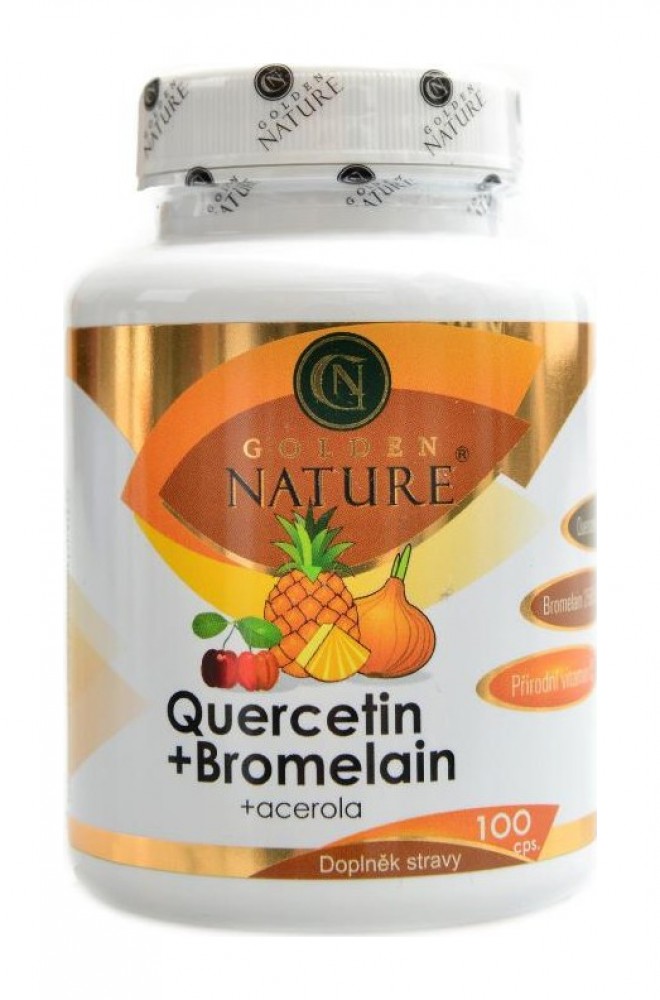 Quercetin + Bromelain ( kvercetin ) komplex 100 kapslí