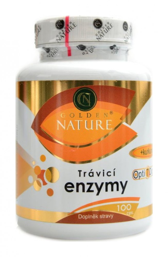 Trávící enzymy opti7 digest + kurkuma 100 kapslí