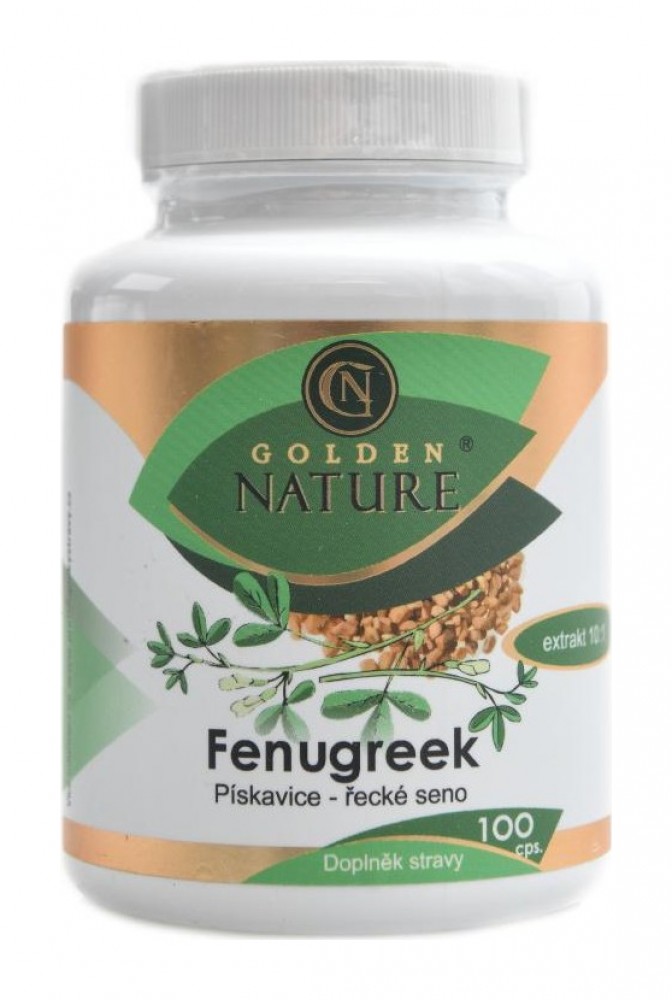 Fenugreek pískavice řecké seno 100 kapslí