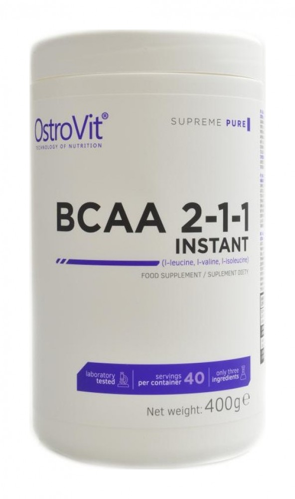 Supreme pure BCAA instant natural 2-1-1 400 g