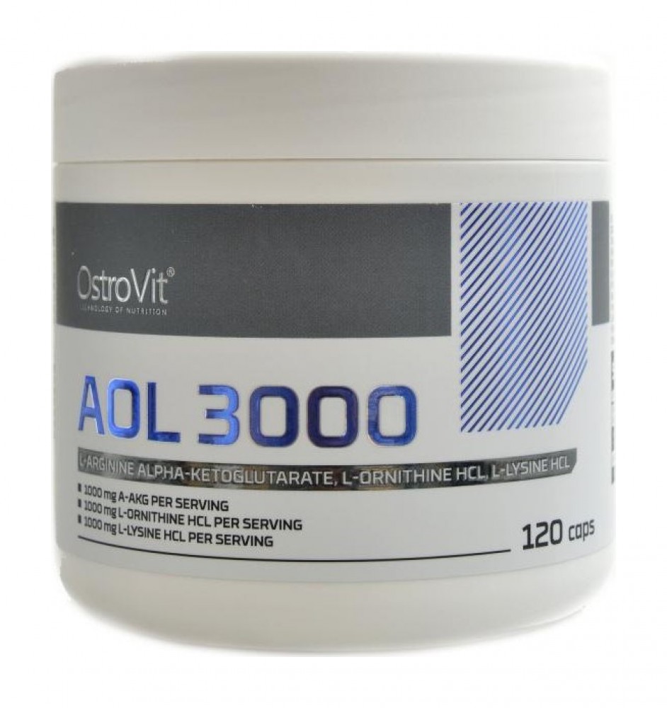 AOL 3000 120 kapslí arginin ornitin lysin