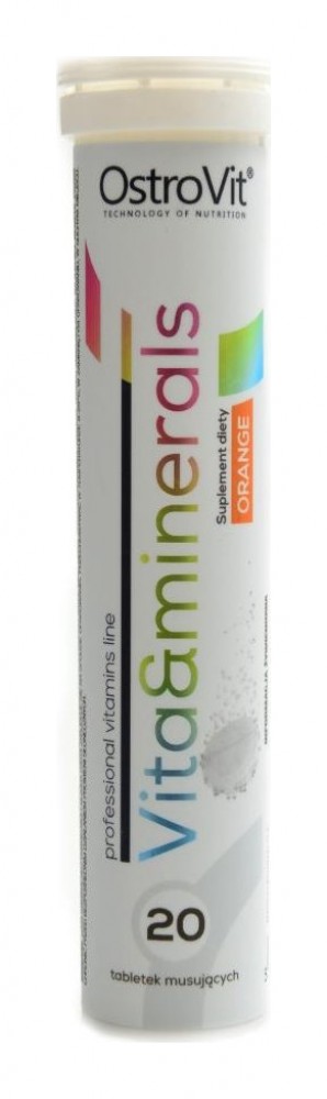 Vitamins and minerals 20 effervescent tablet šumivé tablety