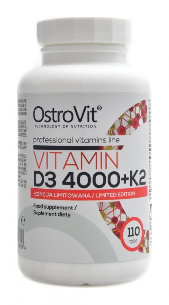 Vitamin D3 4000 IU + K2 110 tablet lmited edition