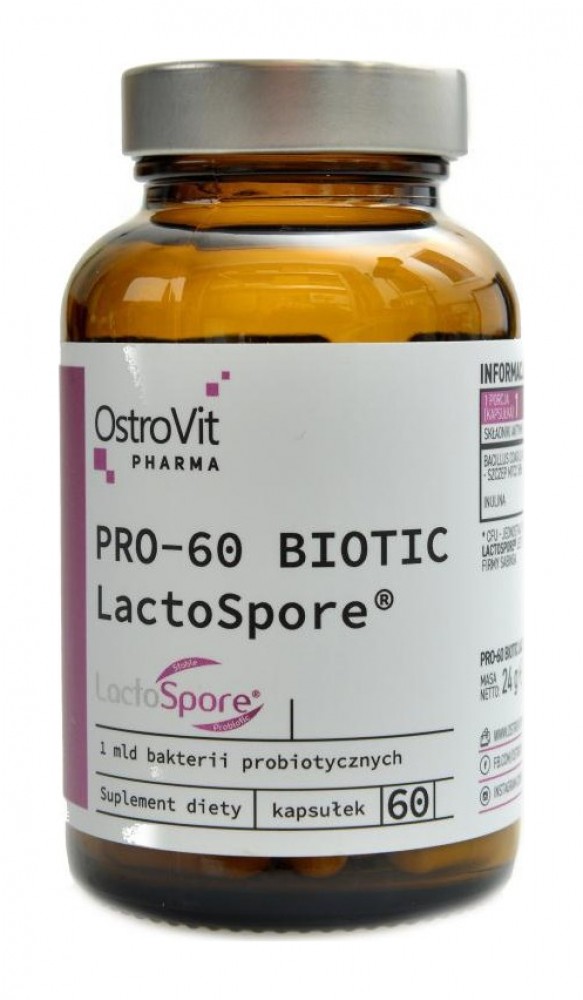 Pharma pro-60 biotic lactospore 60 kapslí probiotika