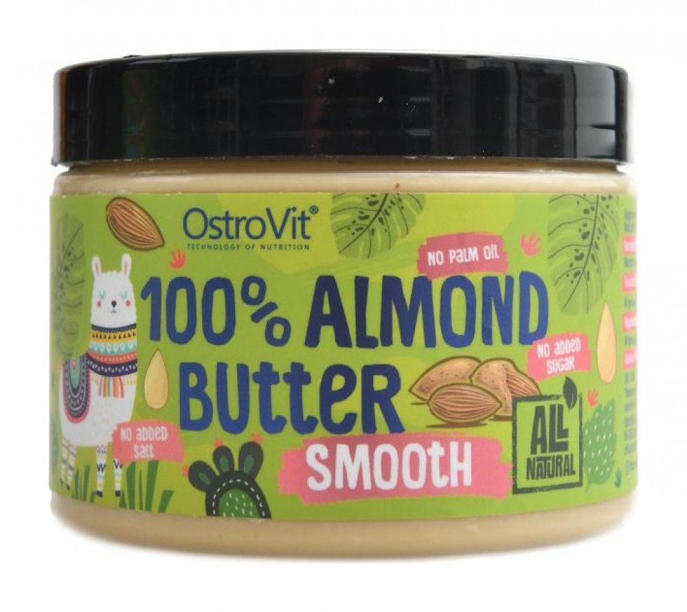 100% almond butter smooth 500g mandlové jemné máslo