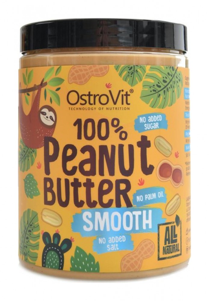 Peanut butter smooth 1000g arašídové máslo jemné