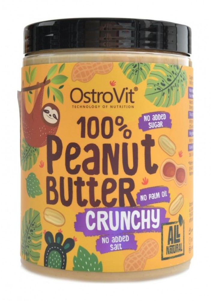 Peanut butter crunchy 1000g arašídové máslo křupavé