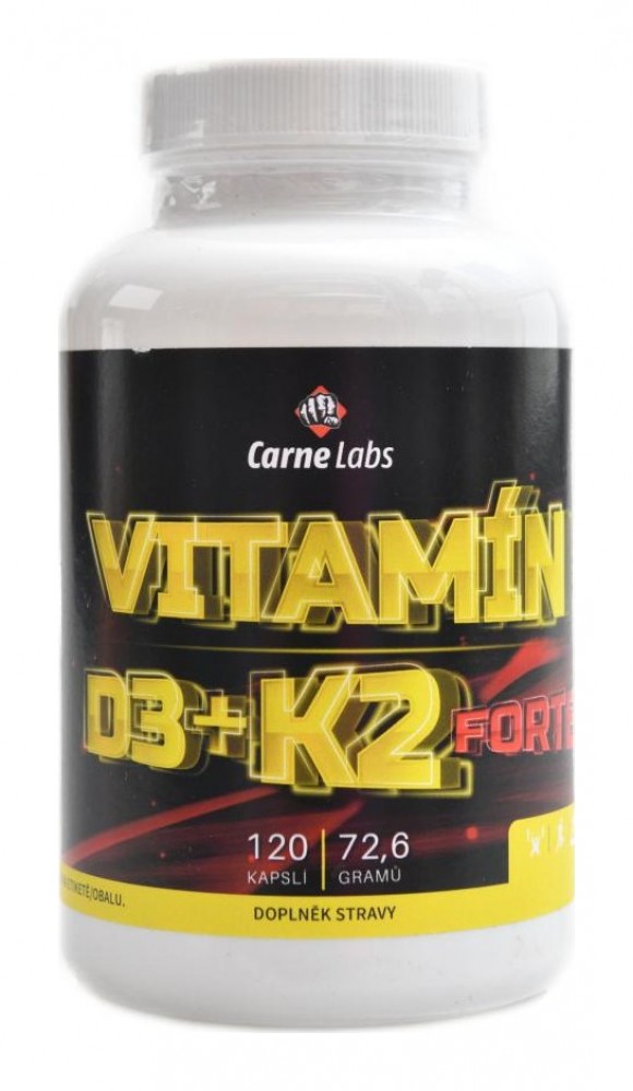 Vitamín D3 + K2 forte 120 kapslí