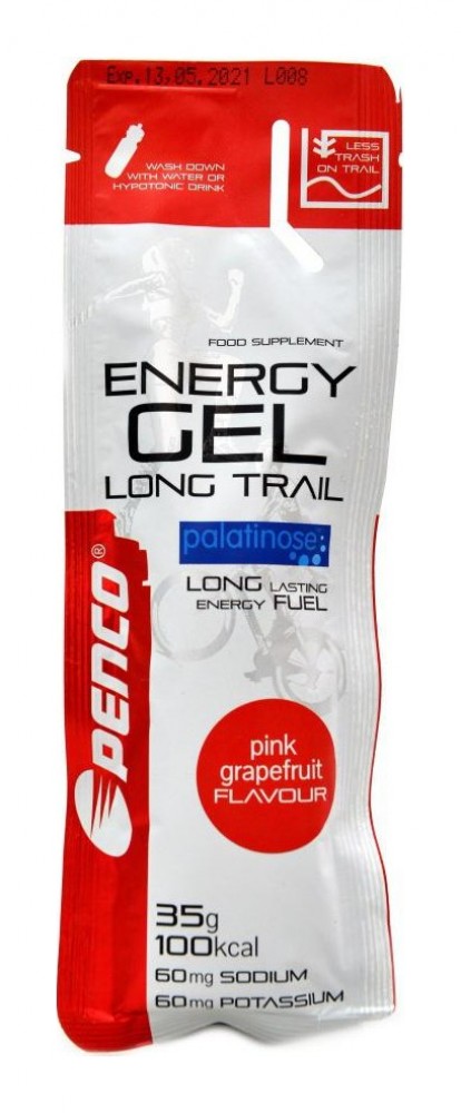 Energy gel long trail 35g růžový grep