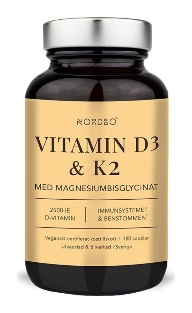 Vitamin D3 a K2 180 kapslí