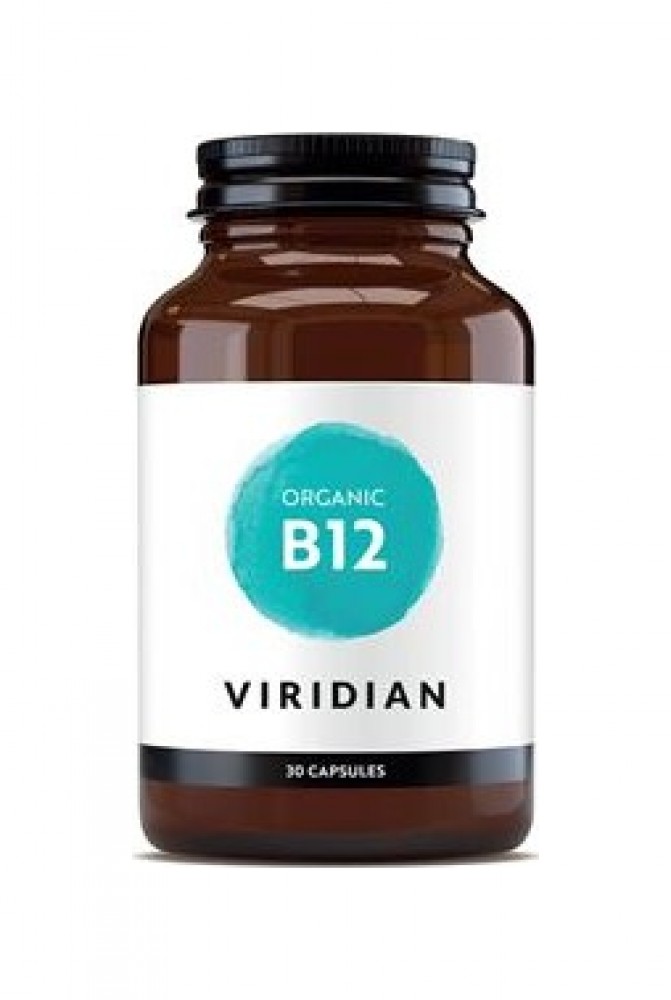 B12 100µg 30 kapslí Organic