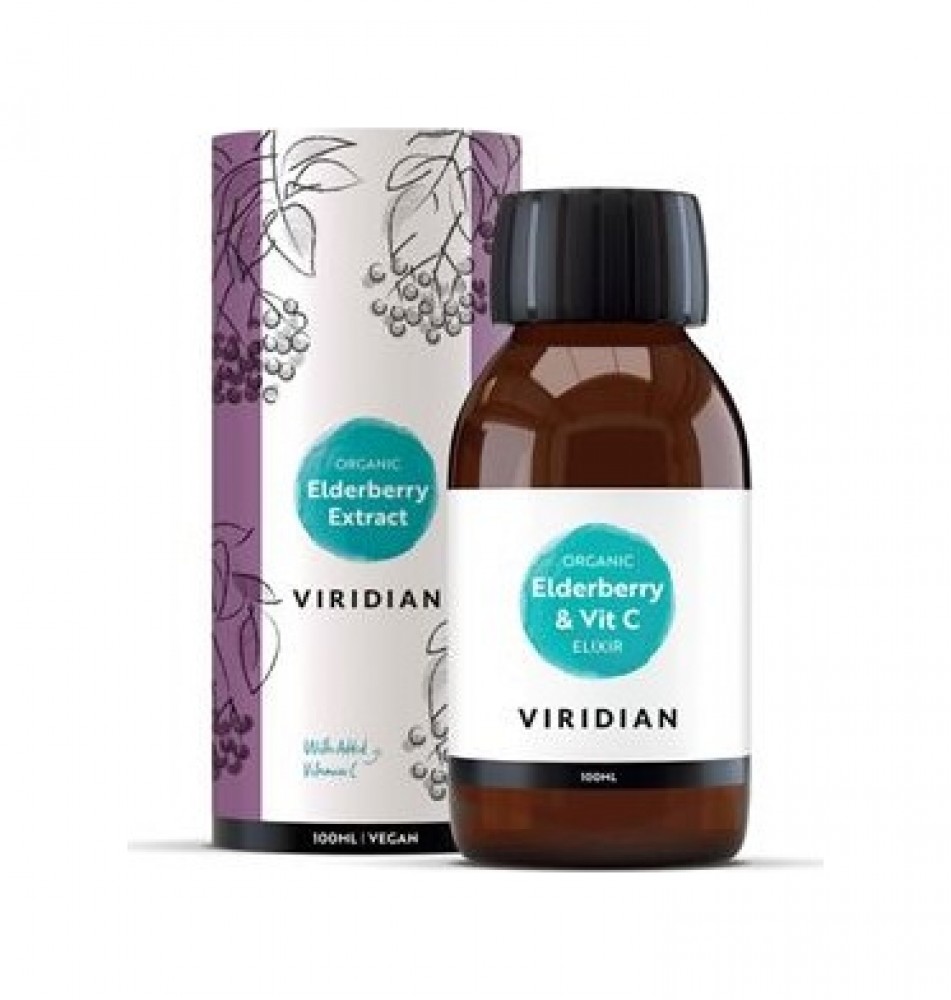 Elderberry Extract + Vitamin C 100ml Organic
