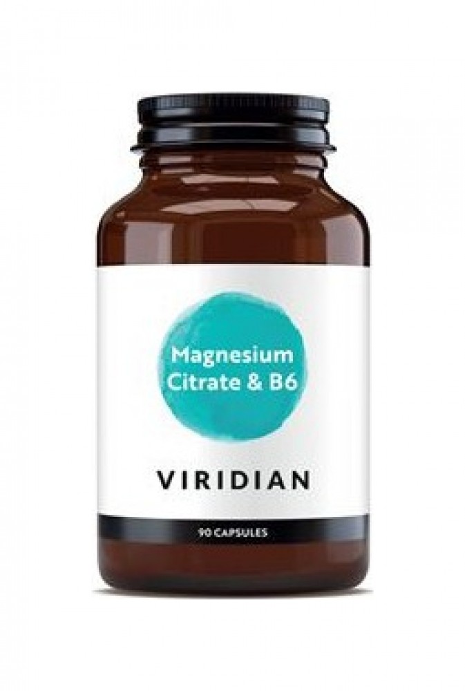 Magnesium Citrate with Vitamin B6 90 kapslí (Hořčík s vitamínem B6)