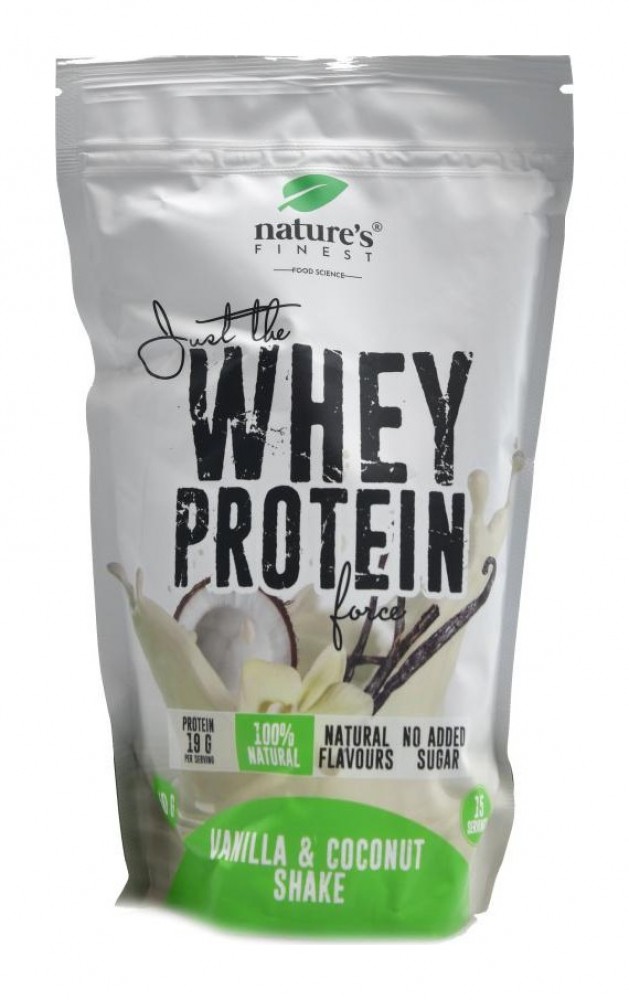 Whey protein vanilla and coconut whey shake 450 g