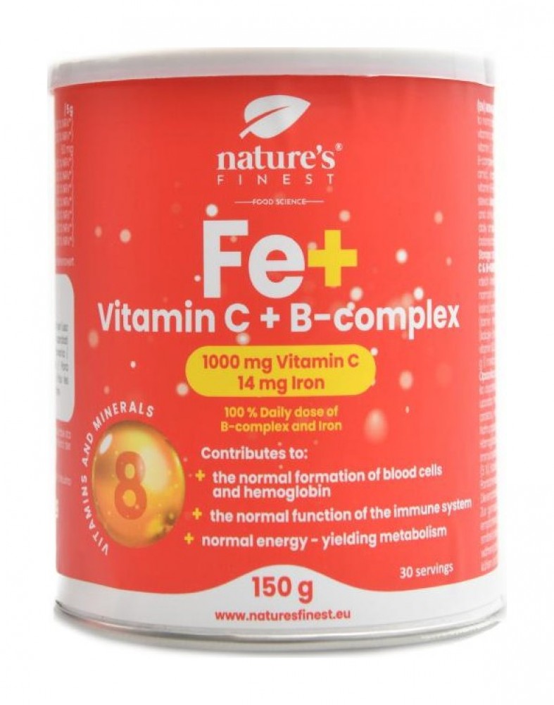 Železo + Vitamin C + B-Complex 150g