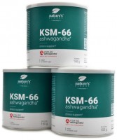 KSM-66 Ashwagandha Powder 3 x 150g economy pack 