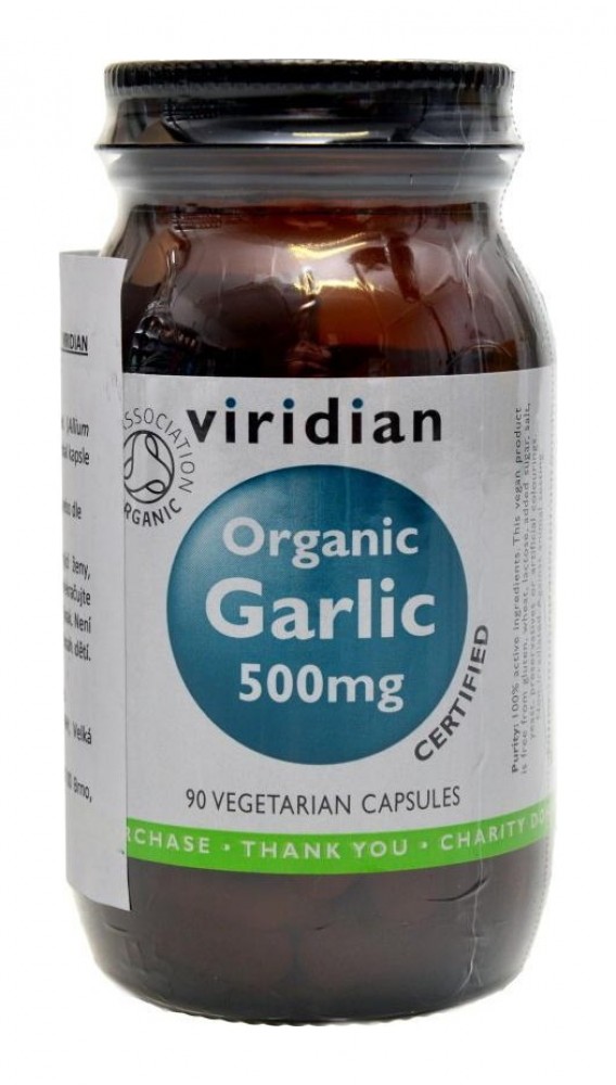 Garlic 500mg 90 kapslí Organic