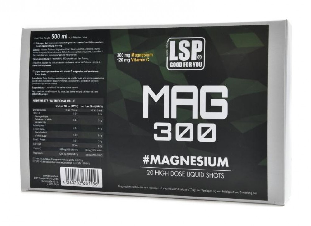 Magnesium liquid MAG 300 20 ampulí