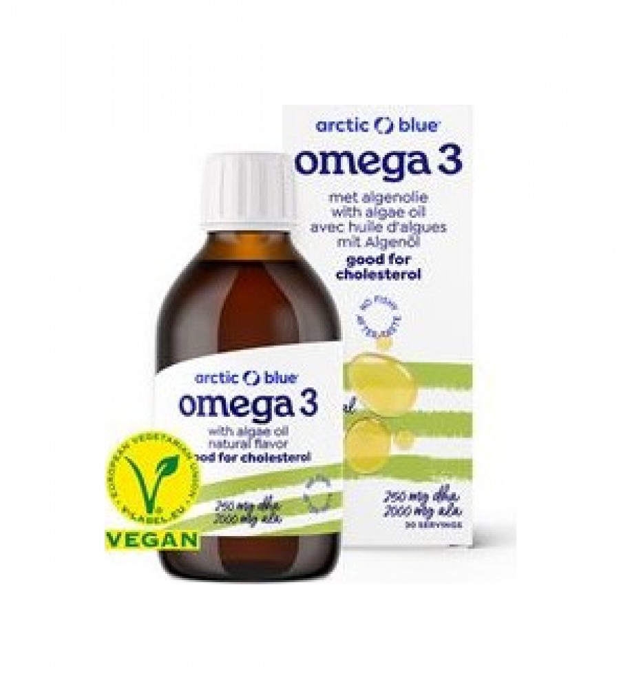 Vegan Omega 3 Algae 150ml (Lněný olej + olej z mořské řasy)