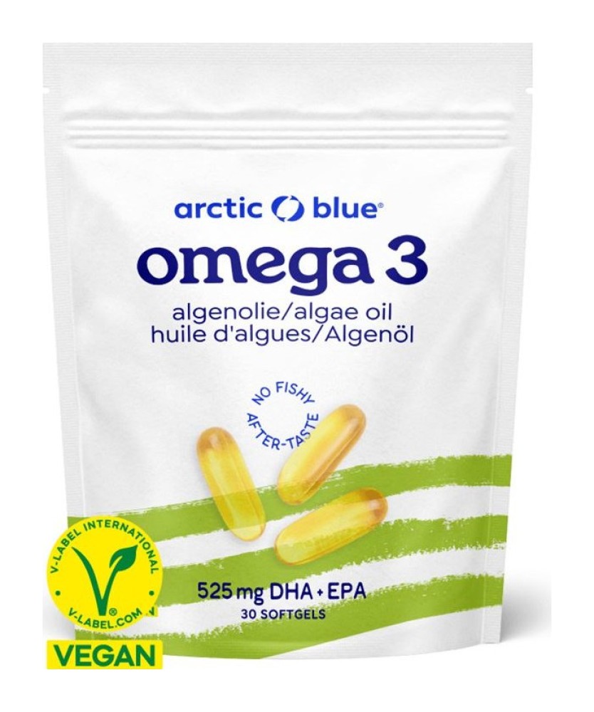Vegan Omega 3 Algae 30 kapslí (375mg DHA, 125mg EPA)