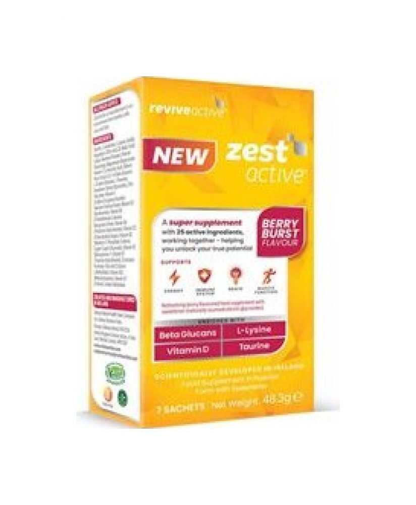 Zest Active 7 sáčků  (Energie, imunita, mozek, funkce svalů)