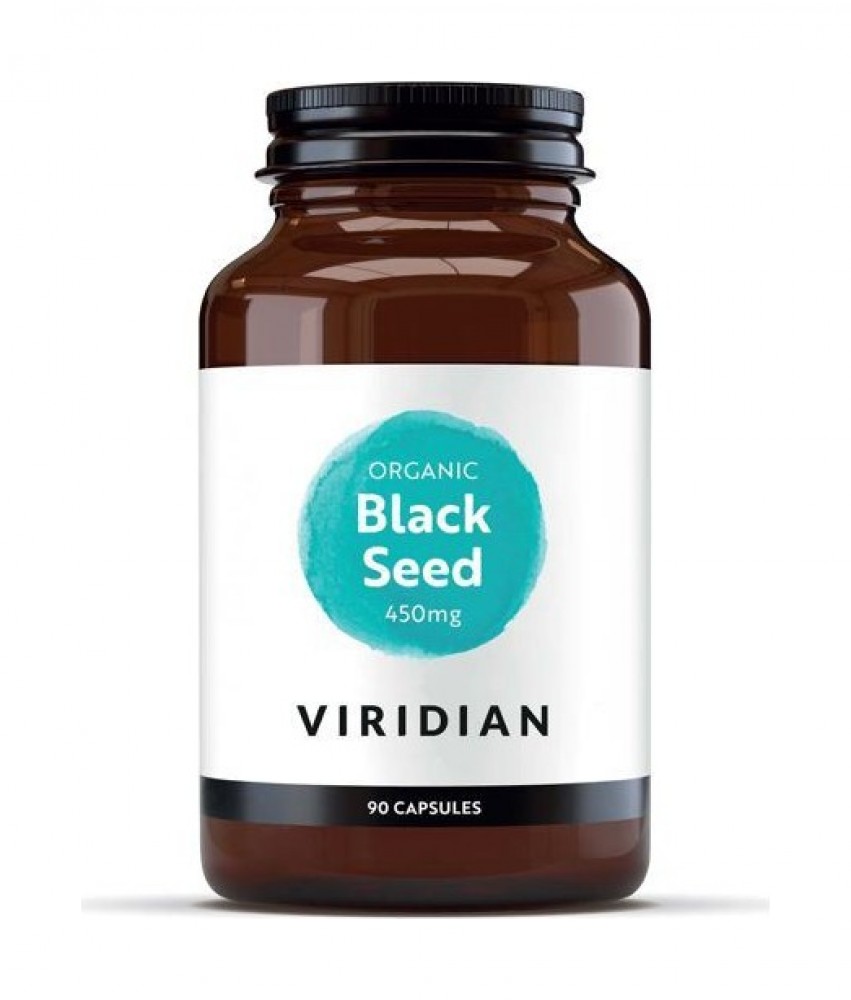 Black Seed 450mg 90 kapslí Organic (BIO Egyptský černý kmín)