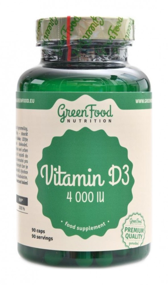 Vitamín D3 4000 IU 90 kapslí