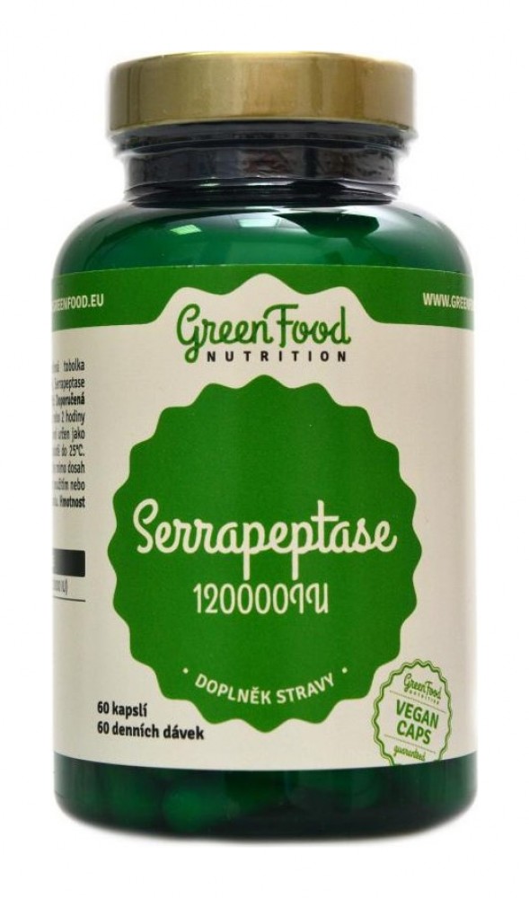 Serrapeptase 120000 IU 60 kapslí