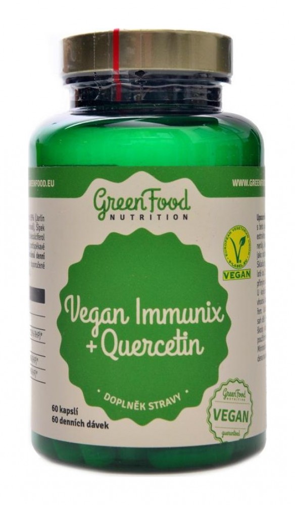 Vegan immunix + Quercetin 60 kapslí