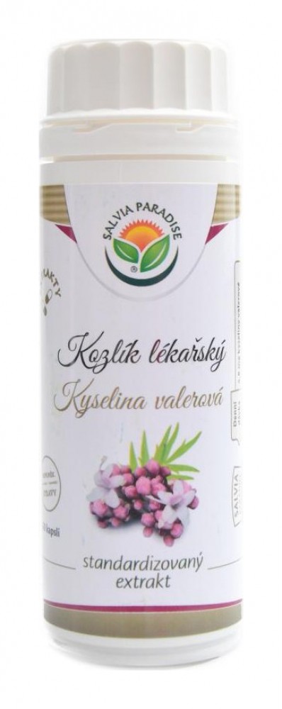 Kozlík lékařský standardizovaný extrak 60 kapslí Valeriana officinalis