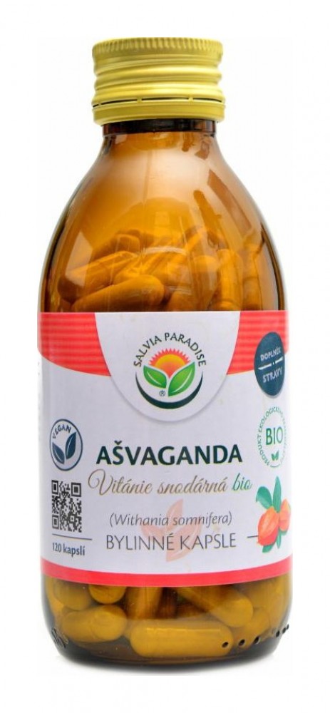 Ašvaganda vitánie BIO 120 kapslí ashwagandha