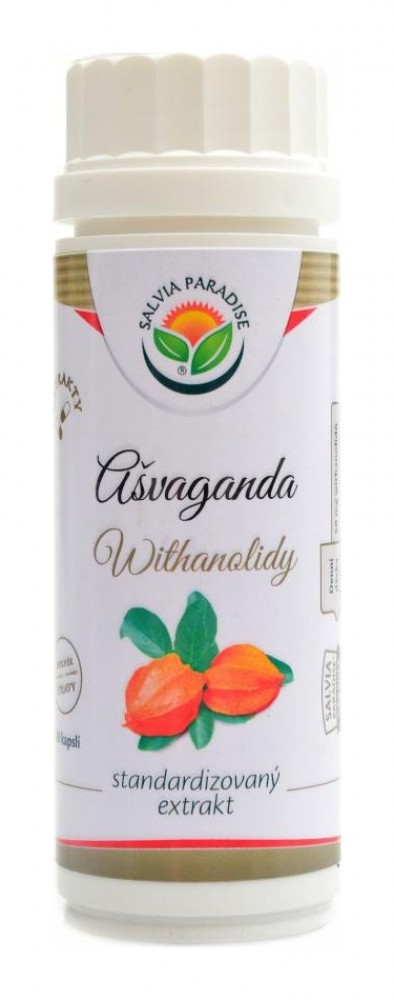 Ašvaganda standardizovaný extrakt 60 kapslí ashwagandha