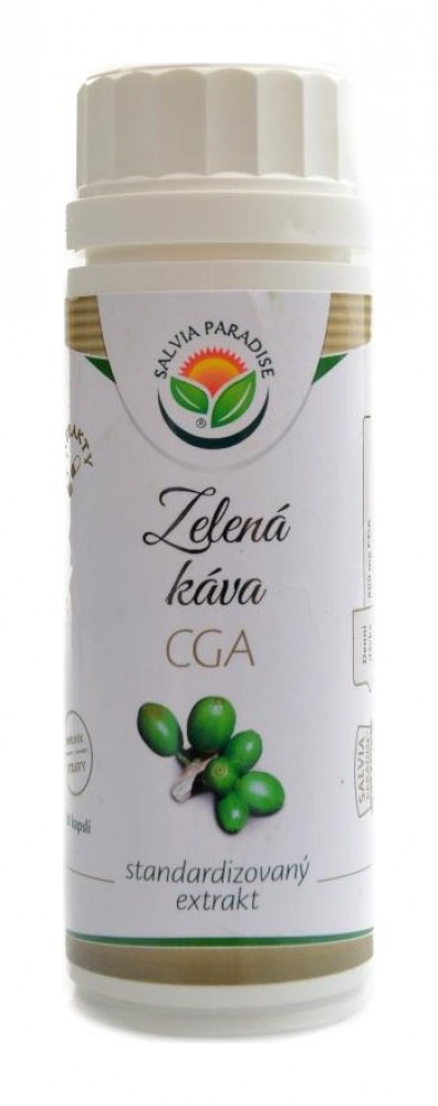 Zelená káva CGA standardizovaný extrakt 80 kapslí Coffea arabica