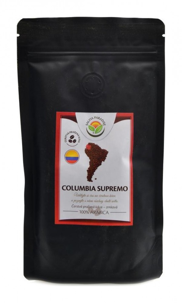 Káva Columbia Supremo 100g - 100% arabica zrnková čerstvě pražená