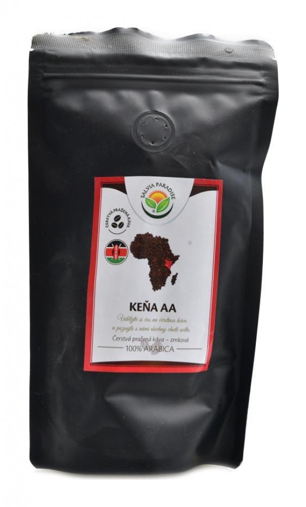 Káva Keňa AA 100g - 100% arabica zrnková čersvě pražená