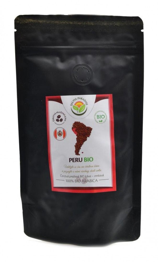 Káva Peru BIO 100g - 100% arabica zrnková čerstvě pražená