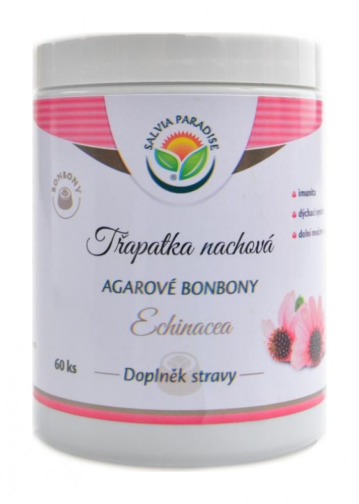 Echinacea třapatka nachová agarové bonbony 60 ks Echinacea purpurea