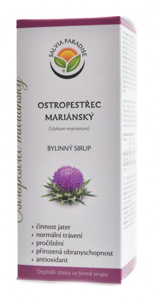 Ostropestřec mariánský DS sirup 180 ml Silybum marianum