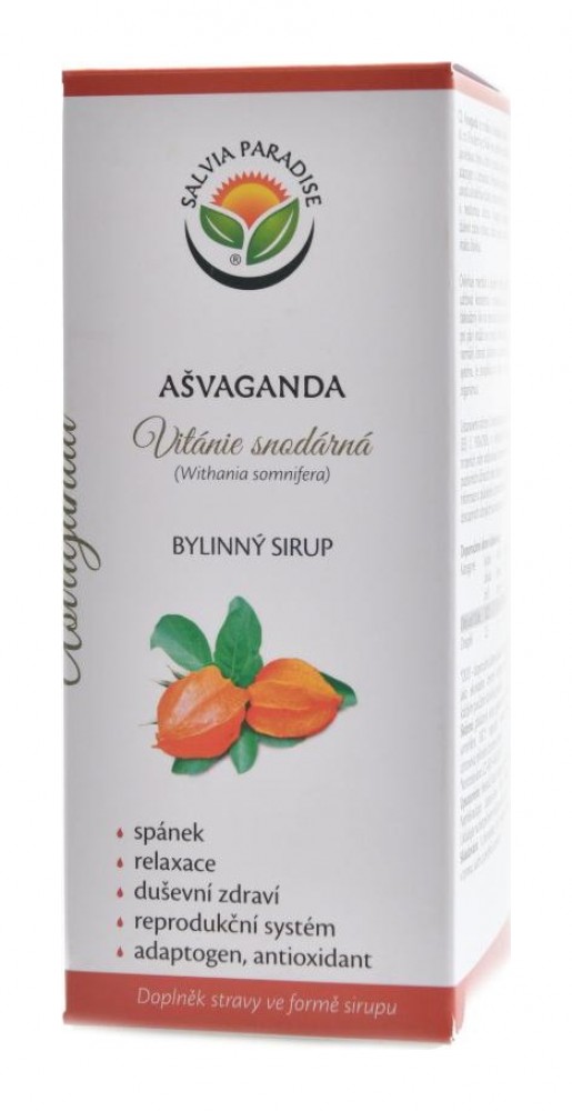 Ašvaganda vitánie ashwagandha DS sirup 180 ml Withania somnifera