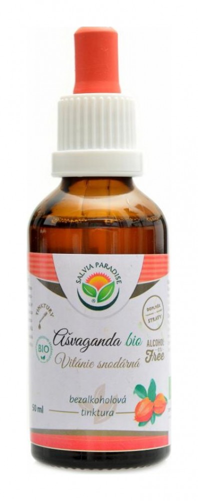 Ašvaganda - vitánie AF tinktura BIO 50 ml Withania somnifera Ashwaghanda